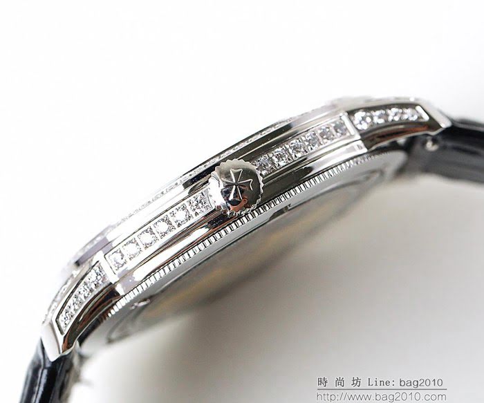 江詩丹頓 Vacheron Constantin LS精品 2018新款 進口9015機芯 小牛皮原裝蝴蝶扣 超強防水 高檔男士腕表  wssb3629